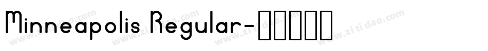 Minneapolis Regular字体转换